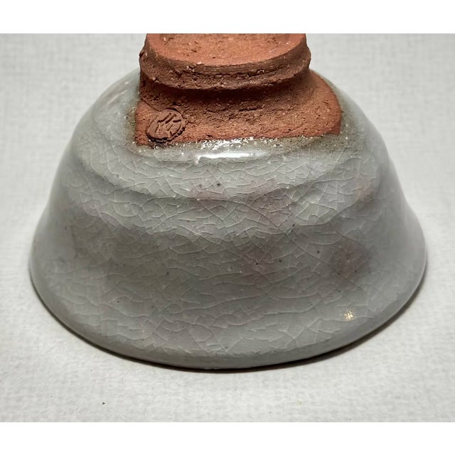 Early 21st Century Hagi Ware Matcha Bowl by Issai Saito For Sale - Image 5 of 6