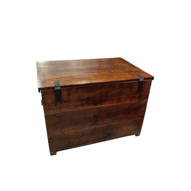 Mid-Century Wooden Chest, 1960s, in Good conditions. Designed 1960 to 1969