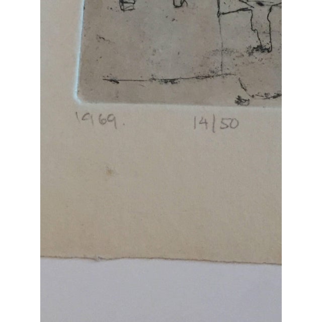 Folk Art Judith Yellin Ginat, City of Jerusalem, 1969 For Sale - Image 3 of 4