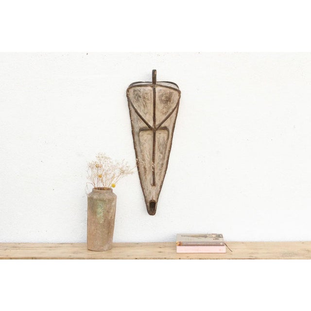 Authentic Large Fang Mask With Ritual Ropework For Sale - Image 9 of 9