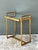 Vintage Metal and Mirrored Glass Side Table For Sale - Image 12 of 12