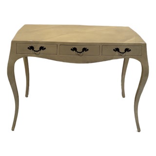 French Directoire Style Lacquered Parchment Writing Desk For Sale