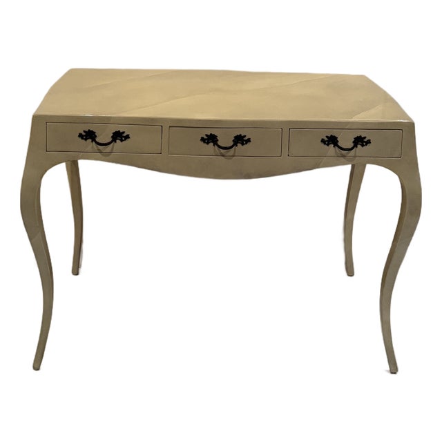 French Directoire Style Lacquered Parchment Writing Desk For Sale