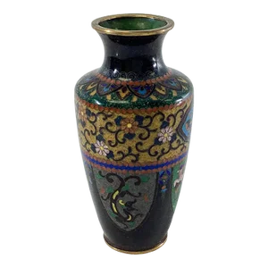 Early 20th Century Japanese Cloisonne Enamel Vase