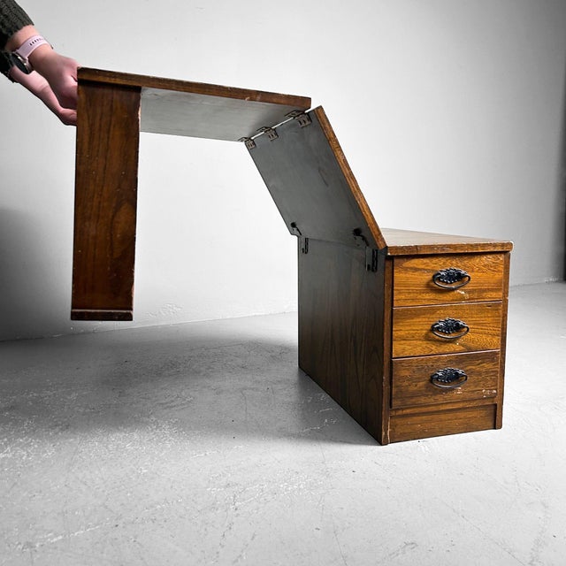 Mid-Century Japanese Foldable Desk, 1960s For Sale - Image 13 of 18
