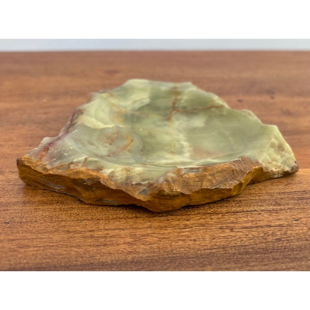 Mid 20th Century Vintage Mid Century Italian Onyx Cigarette Ashtray For Sale - Image 5 of 5