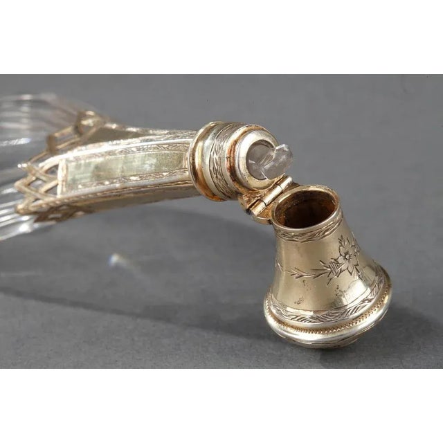 Mid-19th Century Silver Mounted Glass Scent Bottle For Sale - Image 11 of 15