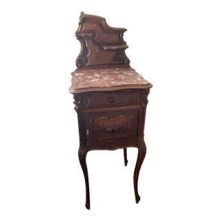 Late 19th Century Antique French Night Table For Sale