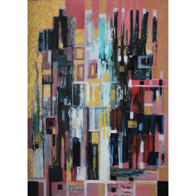 Uldis Krauze, Solo I, 2021, Oil on Cardboard For Sale - Image 7 of 7