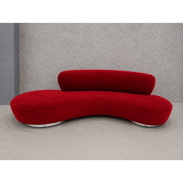 Vladimir Kagan for Directional (Attributed) Serpentine Cloud Sofa, Model 4891-J, 1980s For Sale - Image 11 of 14