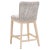 Wood Mesh Teak & Rope Outdoor Counter Stool For Sale - Image 7 of 9
