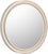 Transitional Thomas O'Brien for Visual Comfort Signature Tricia 24" Illuminated Round Mirror in Matte White and Polished Nickel For Sale - Image 3 of 11