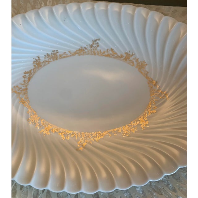 1930s 1930s Haviland Limoges Porcelain Ladore Serving Dish & Platter Set- 2 Pieces For Sale - Image 5 of 8