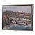 Mid 20th Century Original Painting of the Paris Canal For Sale