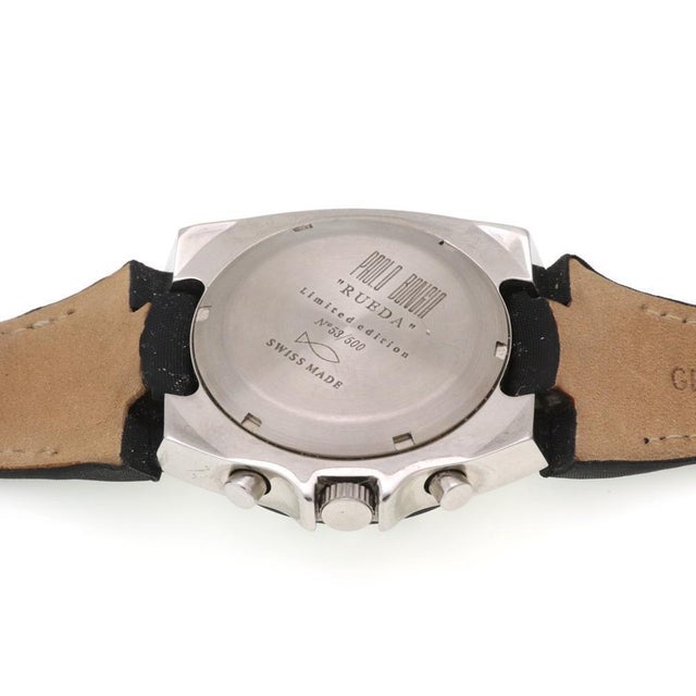 Paolo Bongia Rueda Diamond Date SSteel Men's Watch #53/500 For Sale - Image 4 of 5