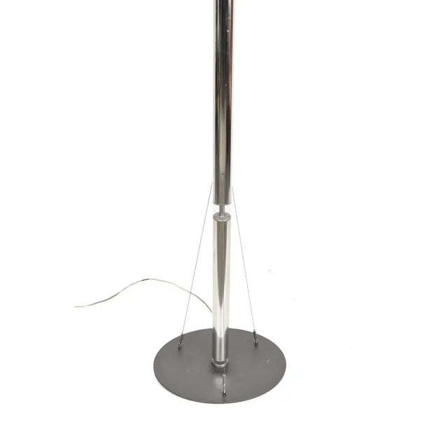 Mid-Century Modern Mid-Century Chrome Floor Lamp by Fassina & Forcolini for Italiana Luce, Italy, 1980s For Sale - Image 3 of 18