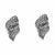 14k WHite gold earrings containg 38 rouind brilliant and 10 straight baguette diamonds weighing approximately 2.00 carats...