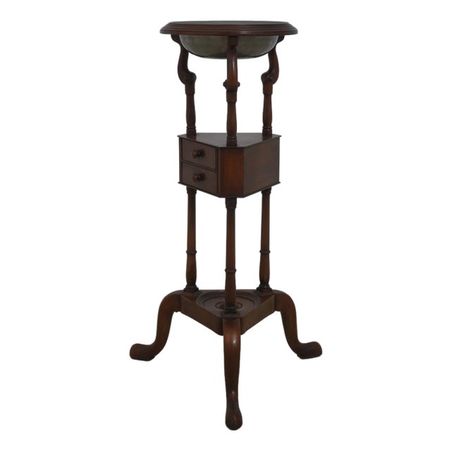 1950s Kittinger Colonial Williamsburg Cw-5 Mahogany Basin Stand For Sale