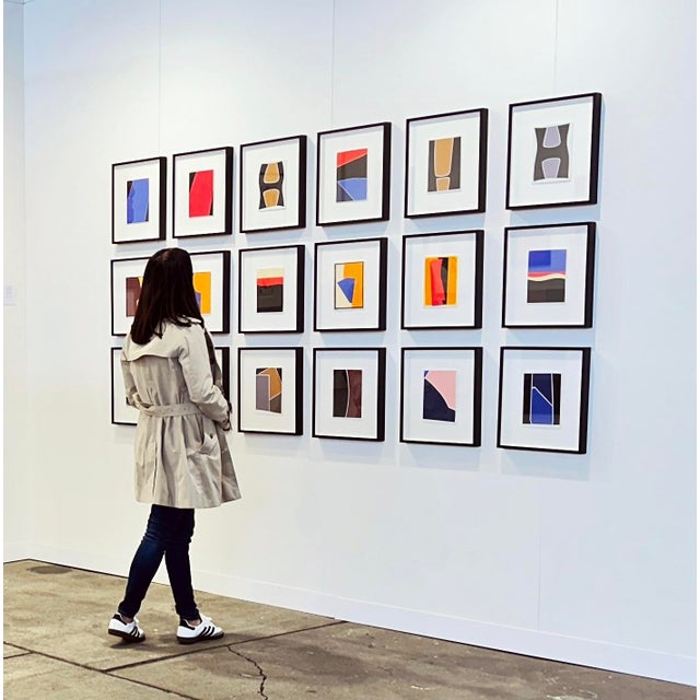 Rolf hans frankfurt 1938 - 1996 basel 18 collages 1994/1995 collages on cardboard each signed and dated on the back...