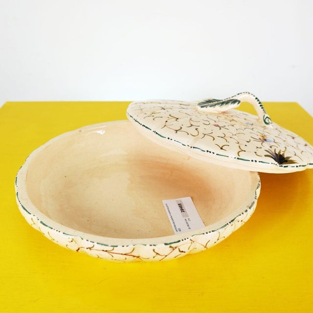 Ceramic Ceramic Box Centerpiece, Early 1900s For Sale - Image 7 of 11