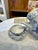 Vintage Blue-and-White Ceramic Tea Set With Bird Motif - 3 pcs For Sale - Image 4 of 6