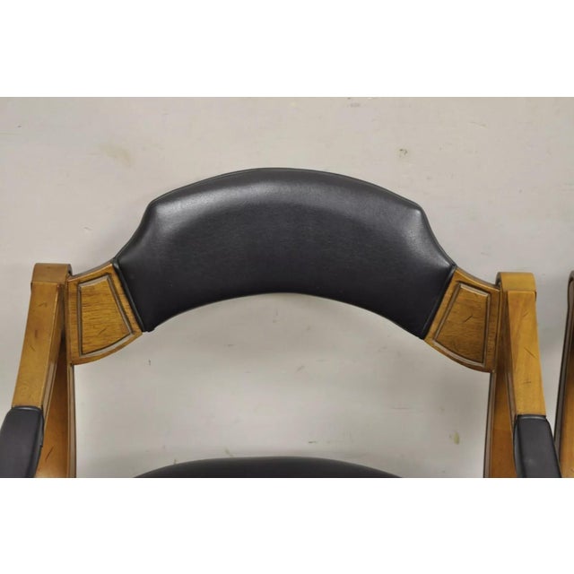 Mid 20th Century Vintage Drexel Esperanto Mid Century Spanish Style Curule Game Chairs - Set of 6 For Sale In Philadelphia - Image 6 of 11