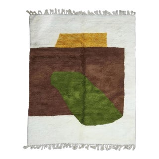 Moroccan Contemporary Wool Rug - 10.1 X 8 Ft For Sale