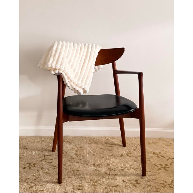Wood 1960s Harry Østergaard Model 59 Danish Teak Armchair for Randers Møbelfabrik For Sale - Image 7 of 8