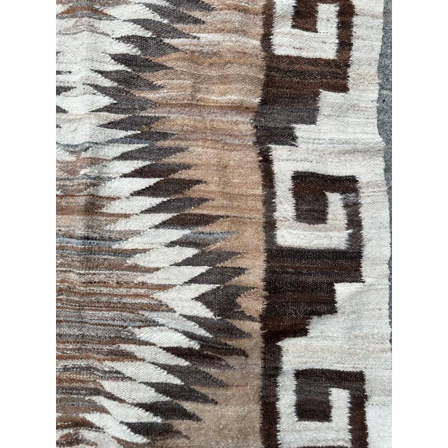 South American Navajo Flat Rug, 1930s For Sale - Image 6 of 17