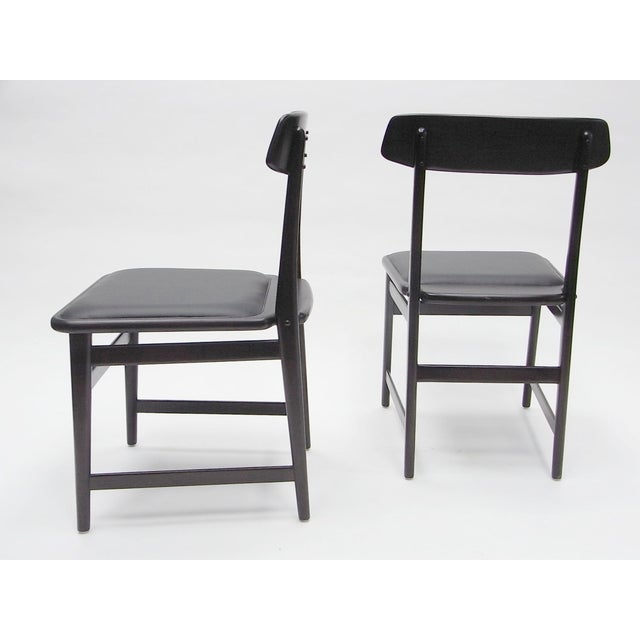 Dining Chairs in Cherry & Leather by Sergio Rodrigues for Lin Brazil, 2010, Set of 5 For Sale - Image 10 of 18