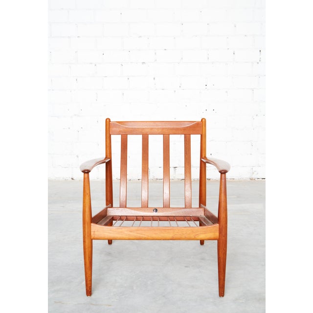 Mid-Century FD118 Easy Chair in Teak by Grete Jalk for France & Søn, 1960s For Sale - Image 11 of 17