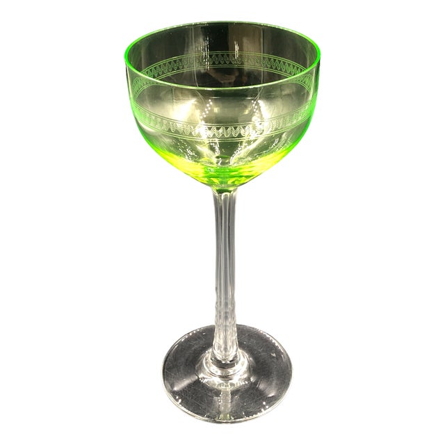 Antique Glass Dome Wine Glasses, 1890s, Set of 5 For Sale