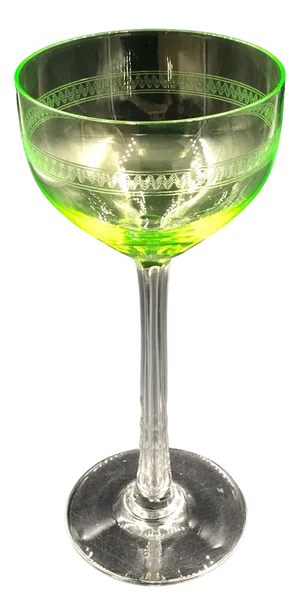 Antique Glass Dome Wine Glasses, 1890s, Set of 5