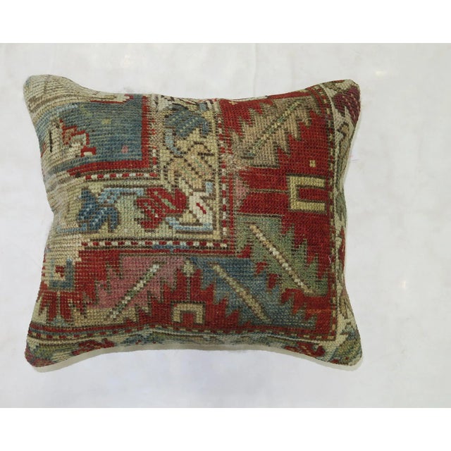 Traditional Rustic Tribal Border Pillow For Sale - Image 3 of 3
