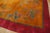 1920s 1920s Burnt Orange Floral Antique Chinese Art Deco Carpet 8'8'' X 11'4'' Knotted Pile Wool Rug For Sale - Image 5 of 12