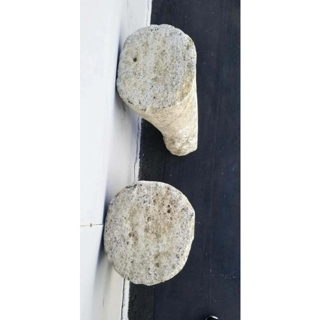 Masonry Garden Chairs from Italy - A Pair For Sale In Los Angeles - Image 6 of 9