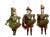 Sicilian Warriors Puppets, Italy, 1960s, Set of 3 For Sale