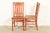 Brown Limbert Style Antique Mission Oak Arts & Crafts Side Chairs or Dining Chairs, Pair For Sale - Image 8 of 10