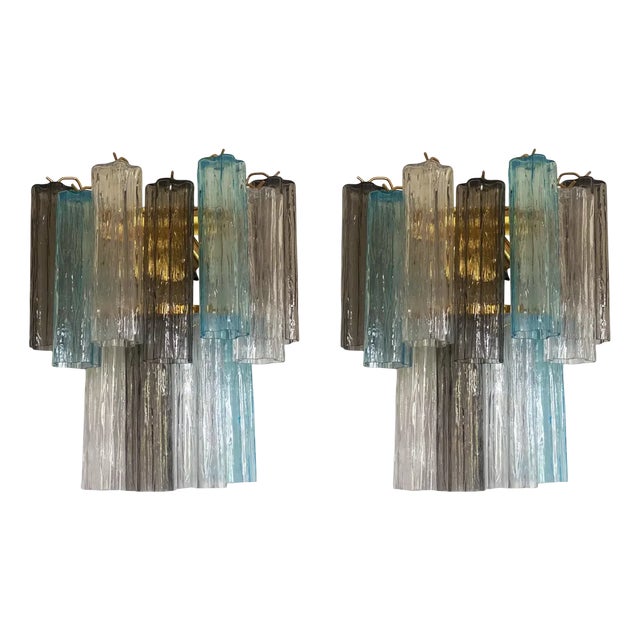 Multicolor Tronchi Wall Sconces by Simoeng, Set of 2 For Sale