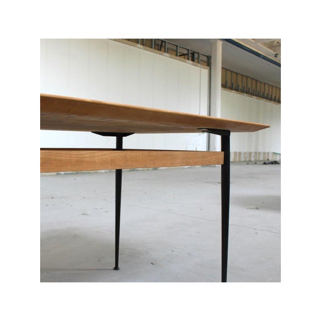 Blond Table, Italy, 1960s For Sale - Image 8 of 10