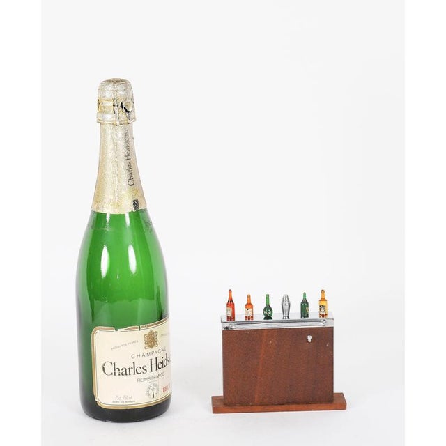 Brown Art Deco Miniature Bar Cocktail Sticks, 1940s, Set of 7 For Sale - Image 8 of 9