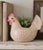 Vintage Mid 20th Century Speckled Pink Ceramic Chicken/Hen Planter For Sale - Image 12 of 12
