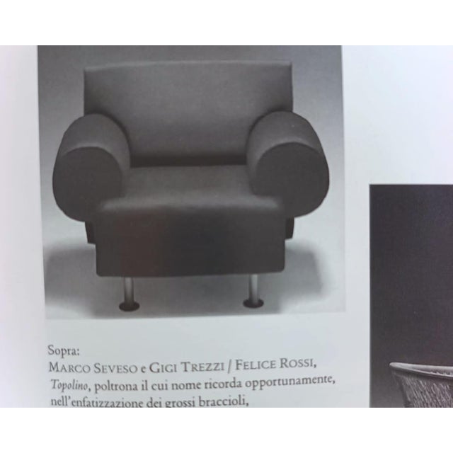 Mid-Century Modern Topolino Rocking Chair by Seveso & Trezzi for Felice Rossi, 1980s For Sale - Image 3 of 13