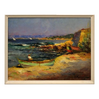 Jean-Baptiste Roubaud, French, Martigues, Provence, 1908, Oil, Framed For Sale