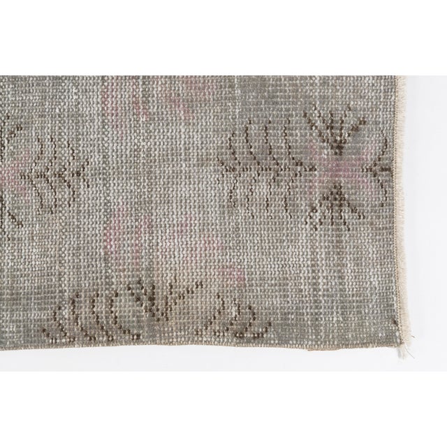 Low Pile Vintage Turkish Runner For Sale - Image 6 of 10
