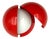 Mod. Lampira Red Sconce by Gianemilio Piero and Anna Monti for Fontana Arte, Italy, 1970 For Sale