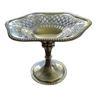 Rare Martin Hall & Co Sterling Silver Miniature Comport Sweet Dish. Hallmarked, Sheffield Assay, Dates to 1908 For Sale