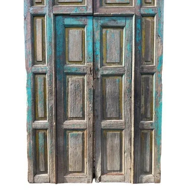 Late 19th Century Mexican Spanish Double Doors With Doors Within For Sale - Image 10 of 10