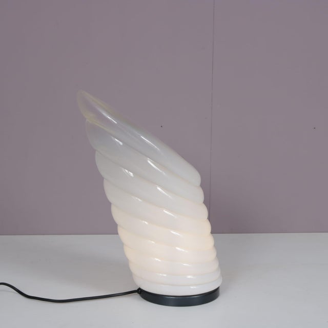 Glass Coba Table Lamp by R. Pamio & R. Toso for Leucos, Italy, 1980s For Sale - Image 4 of 12