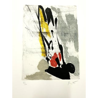 Jean Miotte - Abstract Composition - Etching 1994 For Sale